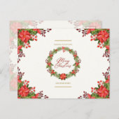 Viele Lieben Feiertagspostkarte (Vorne/Hinten)