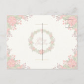 Viele Lieben Feiertagspostkarte (Rückseite)