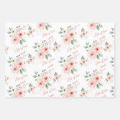 Viele Lieben in Rose Geschenkpapier Set (Vorderseite 2)