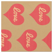 Viele Lieben Muster Stoff (Nahaufnahme)