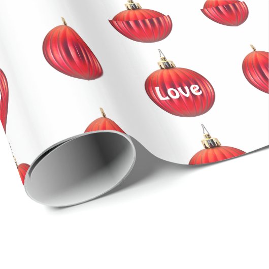 Viele Lieben Rotwein Geschenkpapier (Rolleneckpunkt)