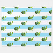 Viele Limone Fleecedecke (Vorderseite (Horizontal))
