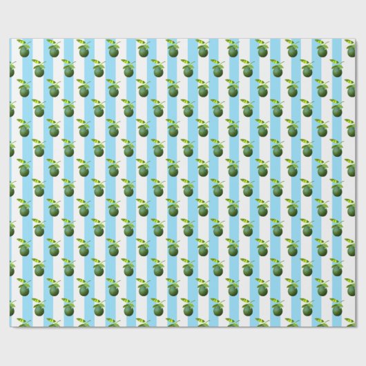Viele Limone Geschenkpapier (Flach)