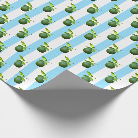 Viele Limone Geschenkpapier (Ecke)