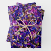 Viele Lupine-Petale Geschenkpapier Set (Beispiel)