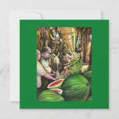 Viele Männer, viele Melonen, Budapest (Vorderseite)