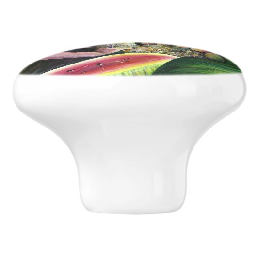 Viele Männer, viele Melonen, Budapest Keramikknauf (Seitenansicht)