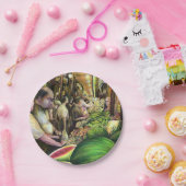 Viele Männer, viele Melonen, Budapest Pappteller (Party)