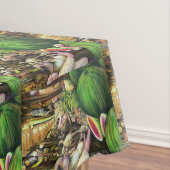 Viele Männer, viele Melonen, Budapest Tischdecke (Beispiel)