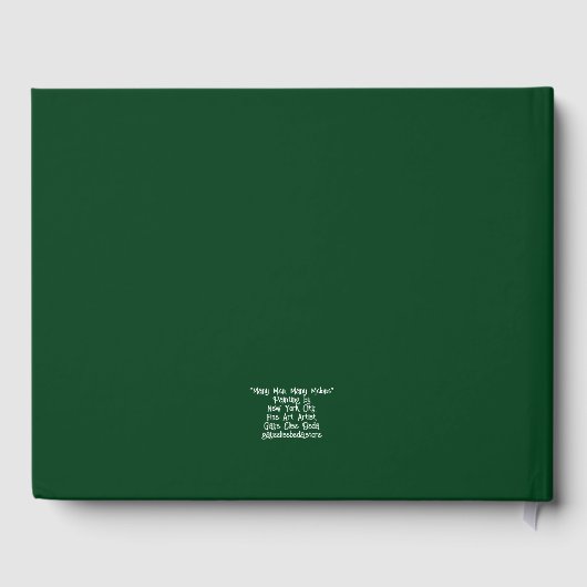 Viele Männer, viele Melonen Gästebuch (Rückseite)