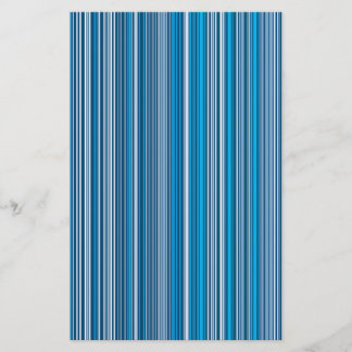 Viele mehrfarbige Streifen in blau Briefpapier