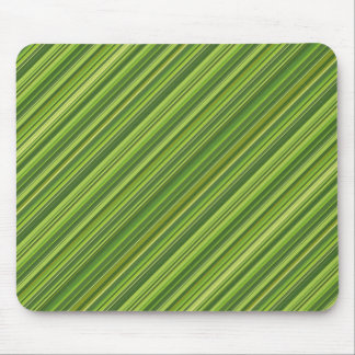 Viele mehrfarbige Streifen in Grün Mousepad