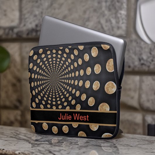 Viele Mondschläfer mit Namen oder Initialen Laptopschutzhülle