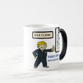 VIELE MORPHIN "TRUMP" TASSE! "SEEING 20/20 im Jahr Verwandlungstasse (VorderseiteRechts)