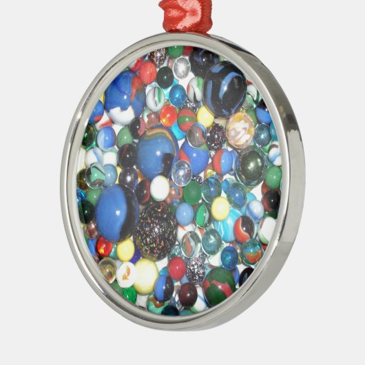 Viele Murmeltiere Silbernes Ornament (Links)