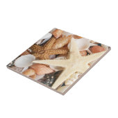 Viele Muscheln Fliese (Seite)