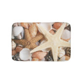 Viele Muscheln, Seeteufel Badematte (Vorderseite)