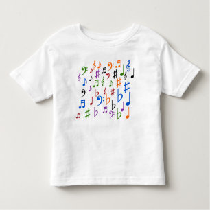 Viele Musical Notes und Symbole Kleinkind T-shirt