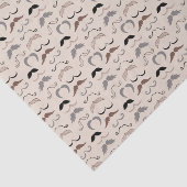 Viele Mustaches Gewebe Seidenpapier (Ausschnitt)