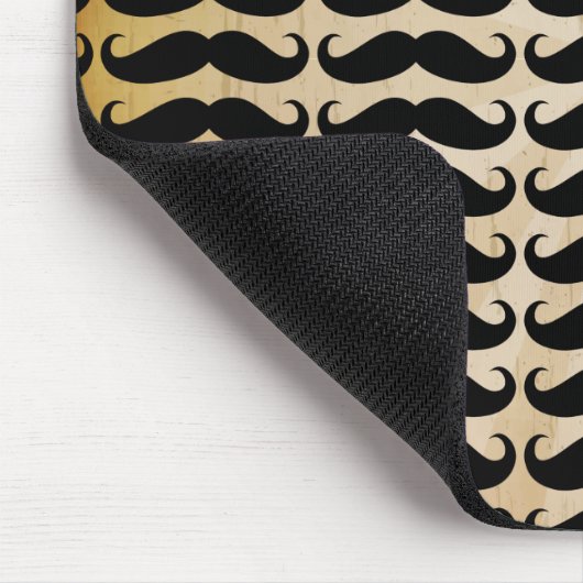Viele Mustaches Muster Mousepad (Ecke)