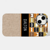 Viele Mustaches Phone Case (Rückseite (Horizontal))