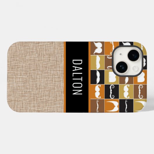 Viele Mustaches Phone Case (Rückseite (Horizontal))