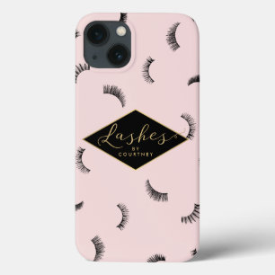 Viele Muster der Personalisierten Lashes Pink/Schw Case-Mate iPhone Hülle