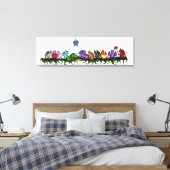 viele niedliche Drachen Leinwand (Insitu (Schlafzimmer))