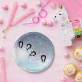 Viele Niedliche Pinguine Holiday Paper Teller (Party)