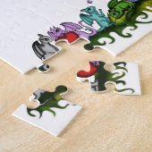 viele niedlichen Drachen Puzzle (Seite)