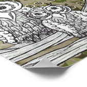 Viele Ölen drucken Poster (Ecke)