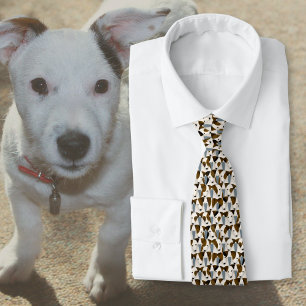viele Parson Jack Russell Terrier Muster Krawatte
