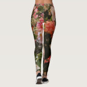 Viele Pastel Blume Chic Name Modeerscheinung Yoga Leggings (Rückseite)