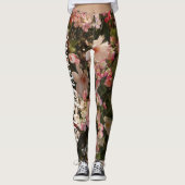 Viele Pastel Blume Chic Name Modeerscheinung Yoga Leggings (Vorderseite)