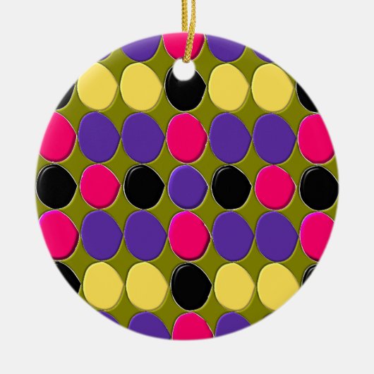 Viele Pendants Keramikornament (Vorne)