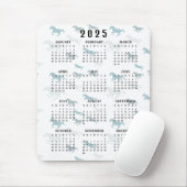 Viele Pferde Design 2025 Kalender Mousepad (Mit Mouse)
