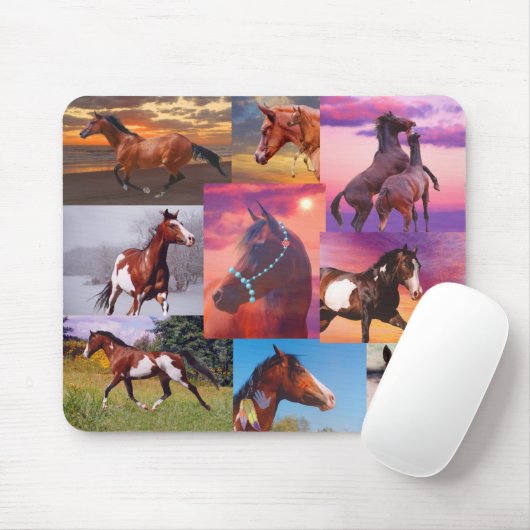 Viele Pferde Mousepad (Mit Mouse)