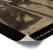 Viele Pferde Oglala Indianer SD 1891 Poster (Ecke)