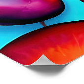 viele Pflaumenbilder Poster (Ecke)
