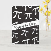 Viele Pi - Mathe - Happy Pi Day Karte (Gelbe Blume)