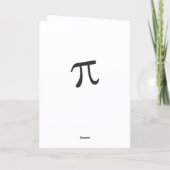 Viele Pi - Mathe - Happy Pi Day Karte (Rückseite)