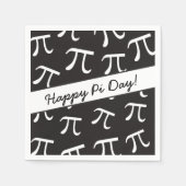Viele Pi - Mathe - Happy Pi Day Paper Napkins Serviette (Vorderseite)