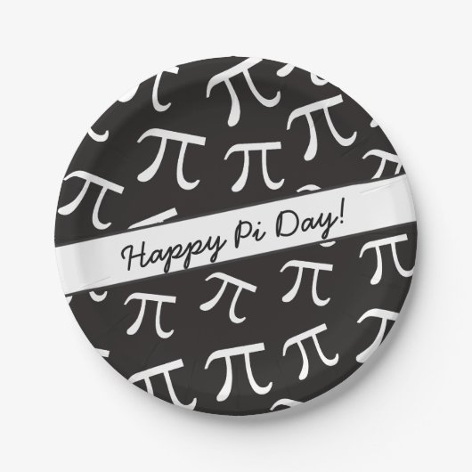 Viele Pi - Mathe - Happy Pi Day Paper Plate Pappteller (Vorderseite)