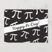Viele Pi - Mathe - Happy Pi Day Postcard Postkarte (Vorderseite)