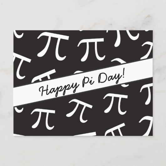 Viele Pi - Mathe - Happy Pi Day Postcard Postkarte (Vorderseite)