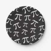 Viele Pi Symbole - Math Themed Paper Plate Pappteller (Vorderseite)
