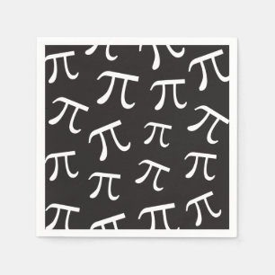 Viele Pi Symbolen Pi Day Mathematik Papier Napkin Serviette