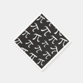 Viele Pi Symbolen Pi Day Mathematik Papier Napkin Serviette (Ecke)