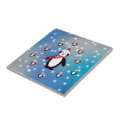 Viele Pinguine Fliese (Seite)