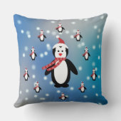 Viele Pinguine Kissen (Rückseite)